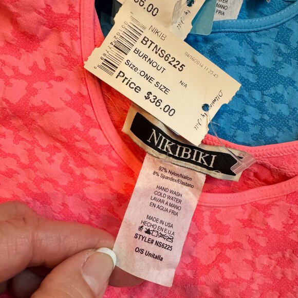 3 NEW Nikibiki Long Soft & Stretchy Burnout Tank Tops - Picture 3 of 7